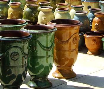 bekannte Tpferkunst - Vase von Anduze